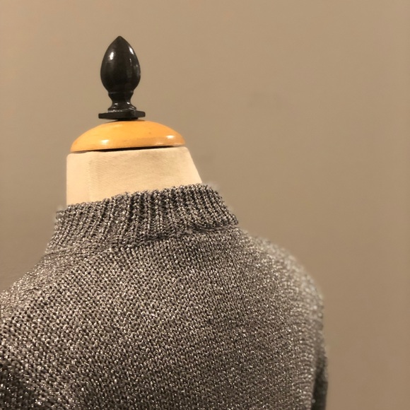 Cheap Monday Silver Extra Long Sleeve Sweater - Picture 5 of 7